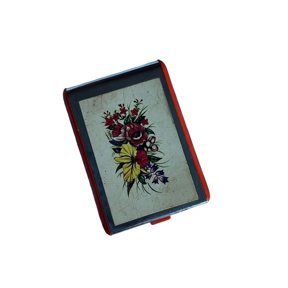 VINTAGE Metal Floral Address Book - Picture 3 of 3